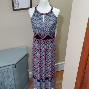 Wisp Navy knit maxi dress